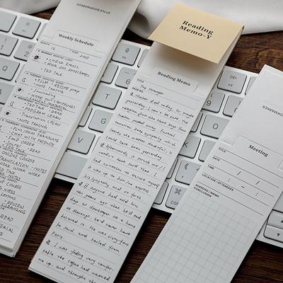 Multi-functional Bookmark Type Note Paper Daily Weekly Planner To Do List Journal Memo Pads Note Pad School Office
