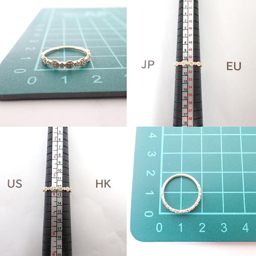 [Pre-owned] Agete K10 Diamond 0.09ct Ring / Size 11 / J92-6