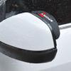 2 PCS Car Rearview Mirror Sun Visor Rain Eyebrow Visor Carbon Fiber Car Rearview Side Snow Rain Cover Kit Car Mirror Accessories