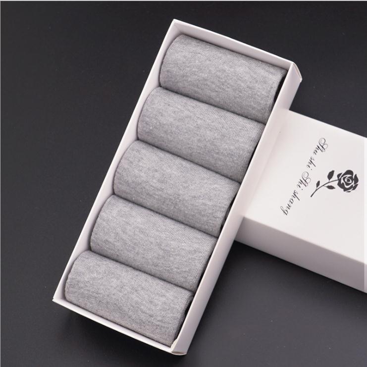 2 Pairs Mens Fashion Dress Cotton Socks Anti Deodorant Large Size Crew Socks Casual Standard Men Business Black Socks Set 45-48