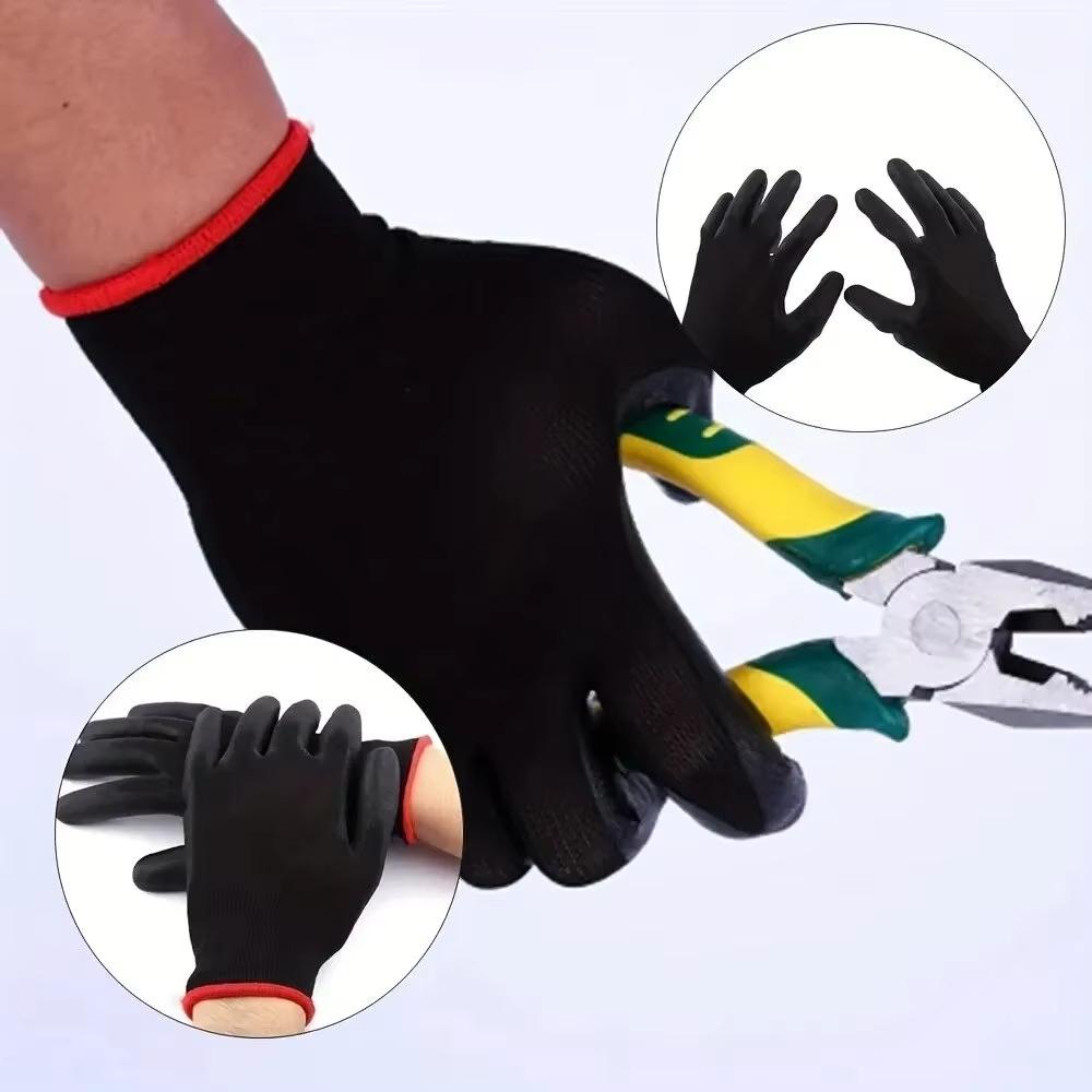 10Pair Protective Work Gloves Wear-resistant Non-slip Anti-static Gardening And Woodworking Machinery Durable Safety Work Gloves