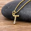 Nidin Hot Sale Women Cute Initial Letter Pendant 26 Letters Charm Necklaces Copper Zircon Family Name Jewelry Personal Gifts