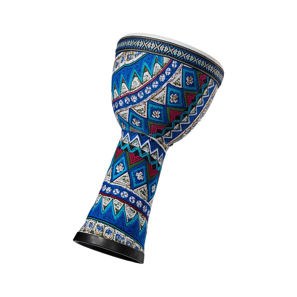 8 Inch African Drum PVC Drum Body Goatskin Drum Surface Lightweight Hand Clapping Drum Percussion Instrument Colorful