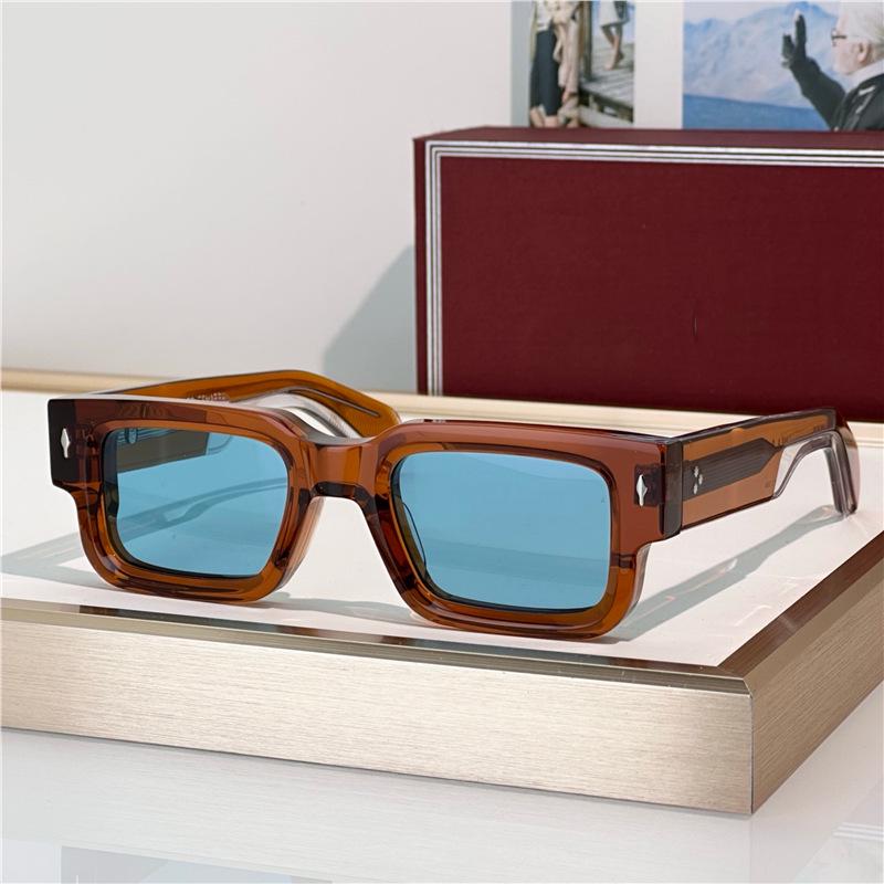 ASCARI Fashion Square Handmade Acetate Sunglasses, Trendy Sunscreen for Men & Women, Perfect for Holidays & Parties