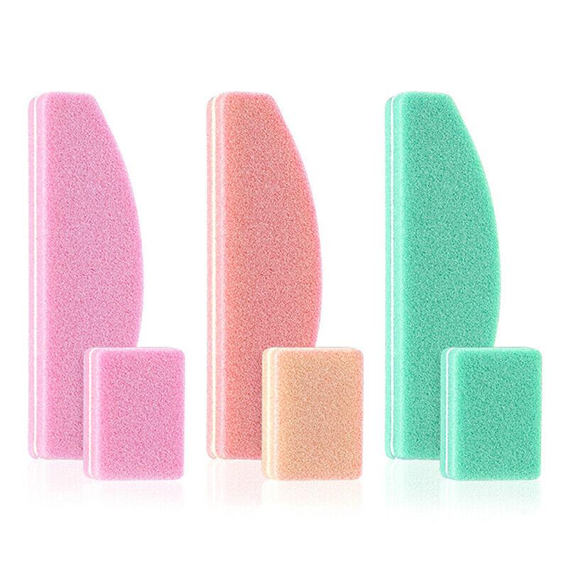 10Pcs Nail Buffer Mini Block File 180/100 Grit Buffs Manicure Accessor!QU