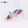 Rose Flower Rhinestone Butterfly Hair Clip, Women's Spring Clip, Top Clip, Horizontal Clip, Ponytail Clip Hair Accessory