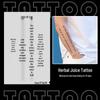 Japanese Traditional Tattoo Waterproof Sticker: Men's Long-lasting Floral Arm Pattern.
