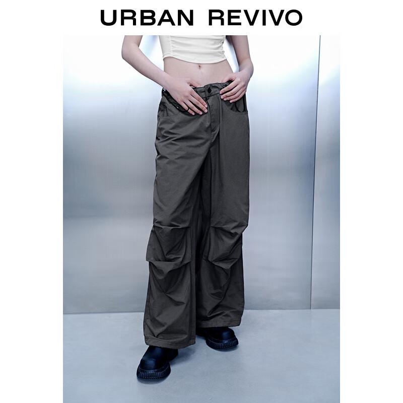 UR 2025 Women's Elastic Waist Drawstring Wide-Leg Pants