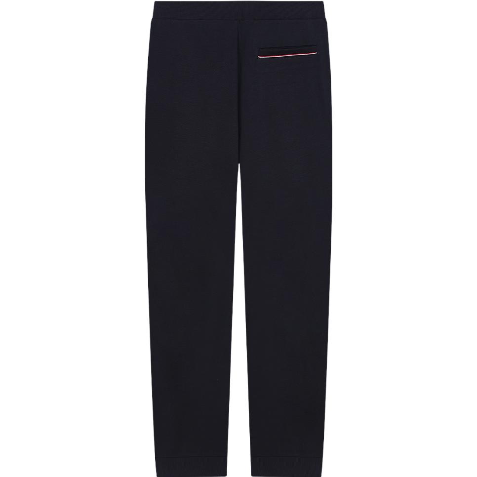 Fila 2023 Autumn New Knit Long Pants Basic Business Casual Commuter Cuffed Pants Men Bottoms Legendary-Blue F11M331605FNV