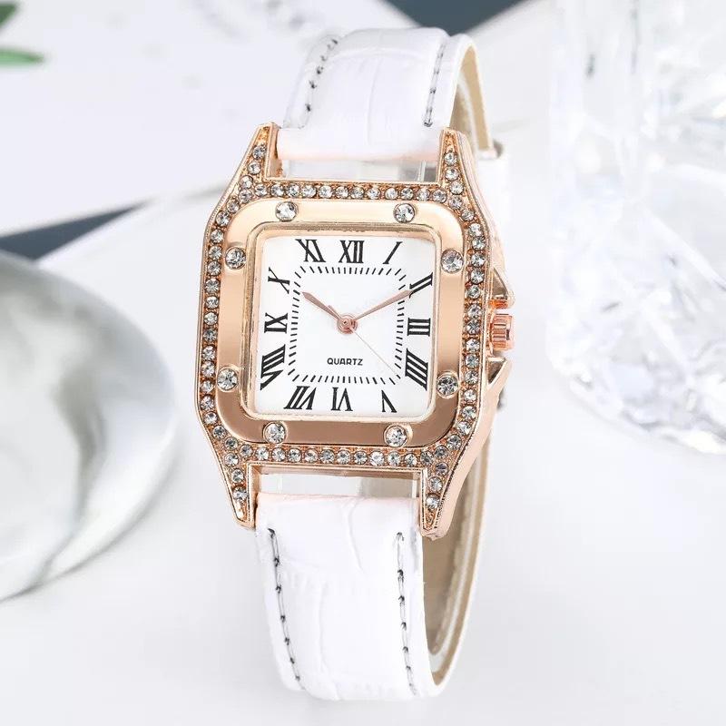 Watches Women'S Fashion Watches Square Diamond Belt Quartz Watches Women'S Watches
