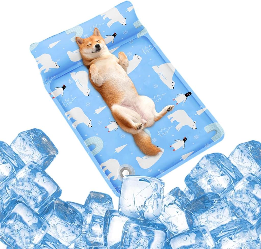 CHMKSTC Pet Cooling Cooling Mat with Cooling Cool Cool Chin Harmless Water Injection Cool To the Summer Heat Stroke Cool To the Bite Cool Suitable for