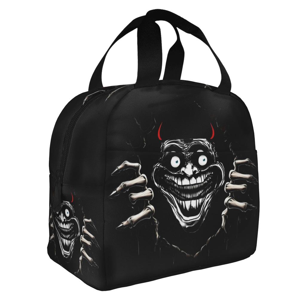 Mona Lisa Troll Face Quest Video Meme Game Comic Insulated Lunch Bag for Portable Funny Thermal Cooler Lunch Tote Office Work