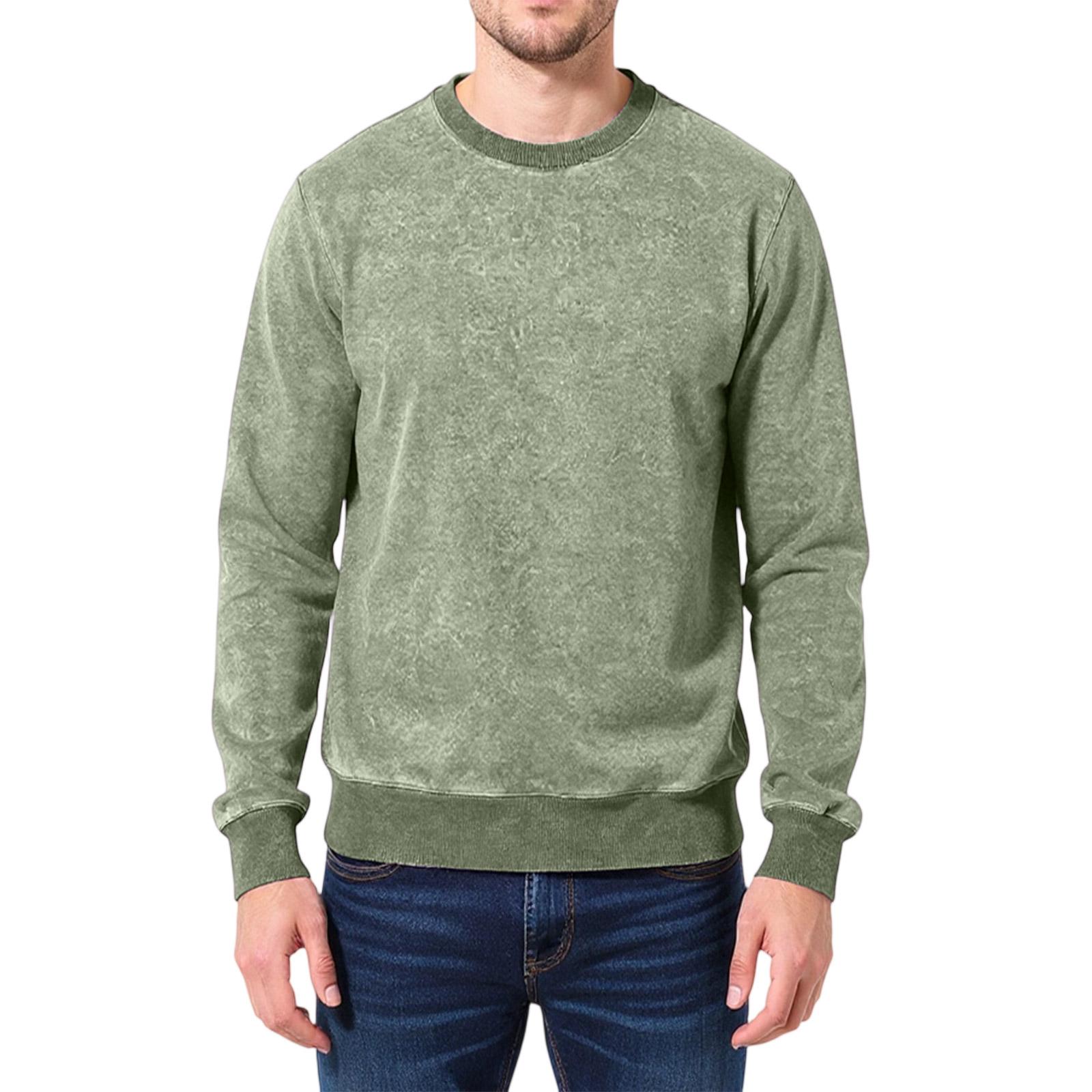 

Men s And Women s Trend Loose Retro Wash With Water Aging Big News Round Neck Hoodie L