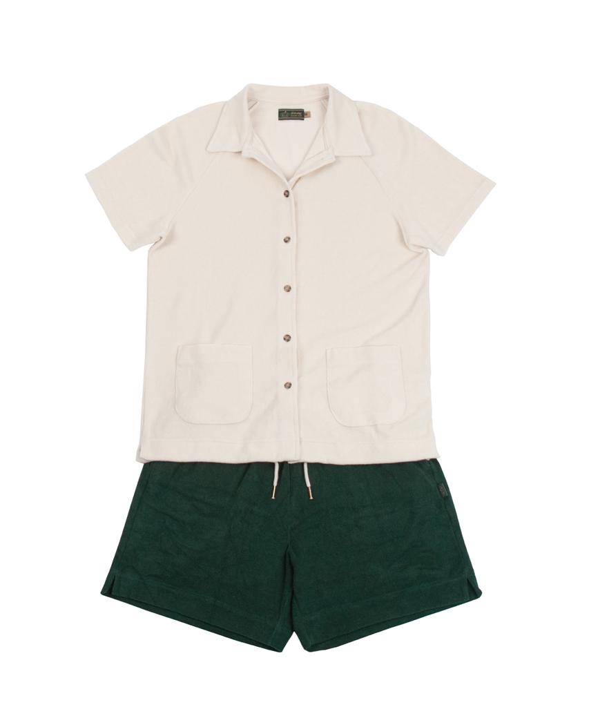 Seleodeilejeokeulleob Leisure Terry Short Pants (Unisex) - British Racing Green