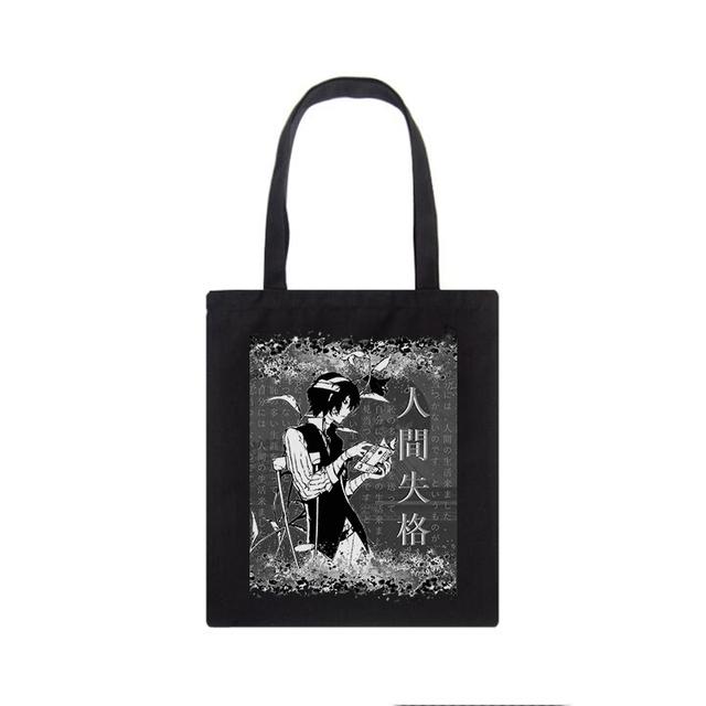 Bungo Stray Dogs taška přes rameno Nakajima Atsushi dámská ležérní Tote hip-hop y2k nákupní tašky Japonská anime plátěná taška dazai osamu