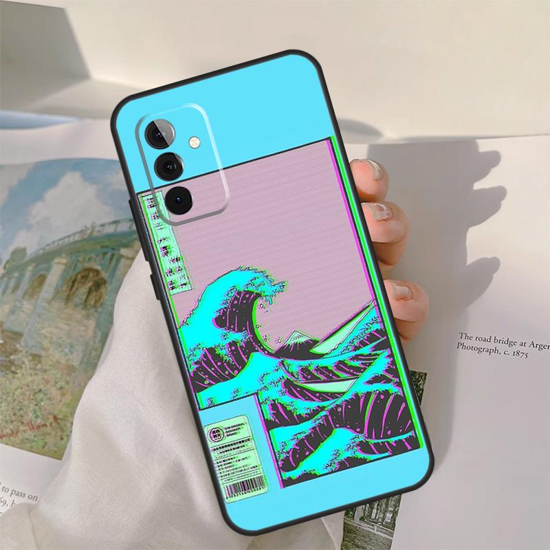 

Great Wave Retro Cyber Statue Case For Samsung Galaxy A13 A33 A53 A34 A54 A14 A15 A16 A26 A36 A56 A12 A32 A52 A06 A35 A55 Samsung A15