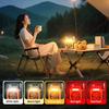 Outdoor camping fan portable USB tent lighting LED multifunctional Amazon camping solar electric fan