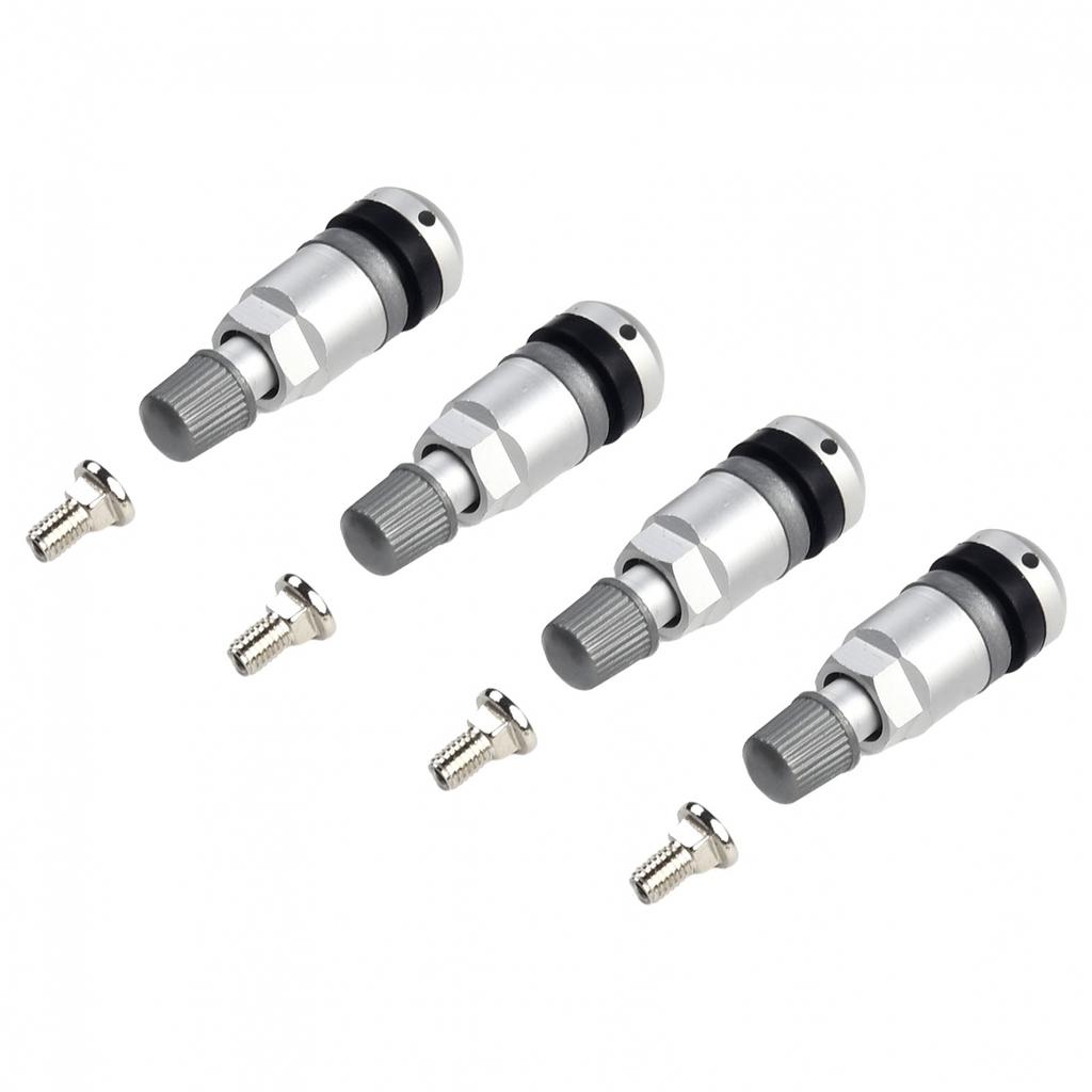 Kit de reparare a tijei supapei cu senzor de presiune a anvelopelor TPMS, 4 buc., potrivit pentru BMW Seria 5