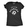 Womens Soccer Grandma T Shirt Funny Cool Granny Soccer Ball Graphic Tee for