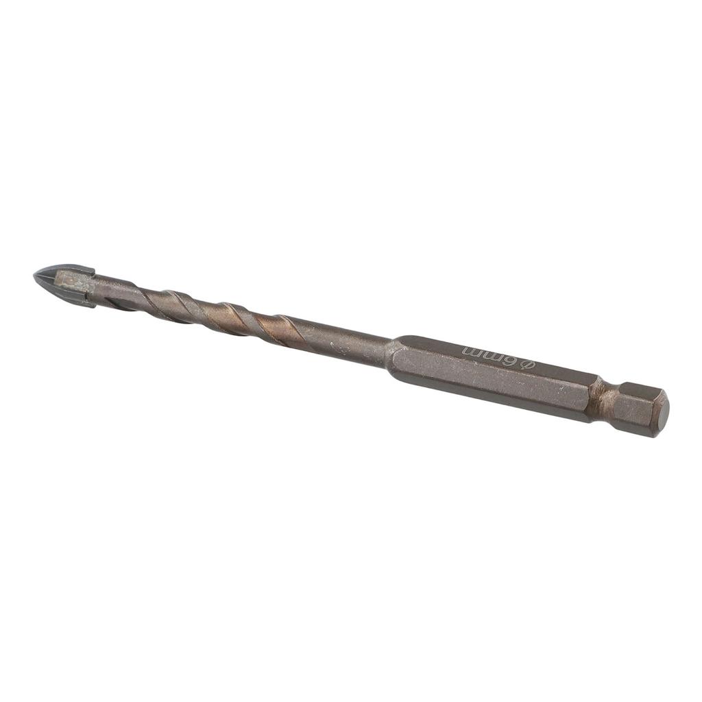 Spiral Wall Drilling Cross Glass Drill Bit Glass Concrete Hole Opener Hard Alloy Triangle Bit DIY Projects For Concrete