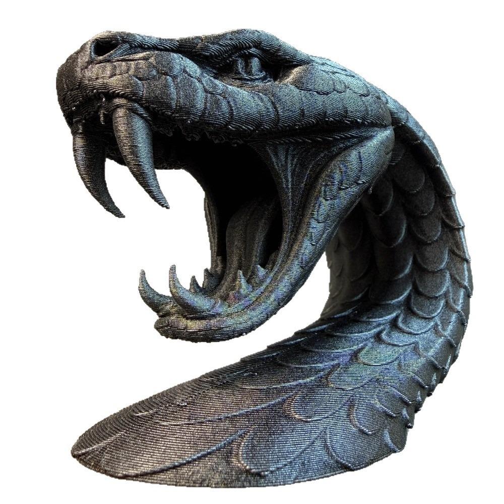 Funny Snakehead Ornaments Decorations Desktop Accessory Exquisite 3D Printing Ornaments  Home Decor