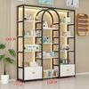 Floor-Standing Multi-Layer Nail Polish and Beauty Salon Display Rack