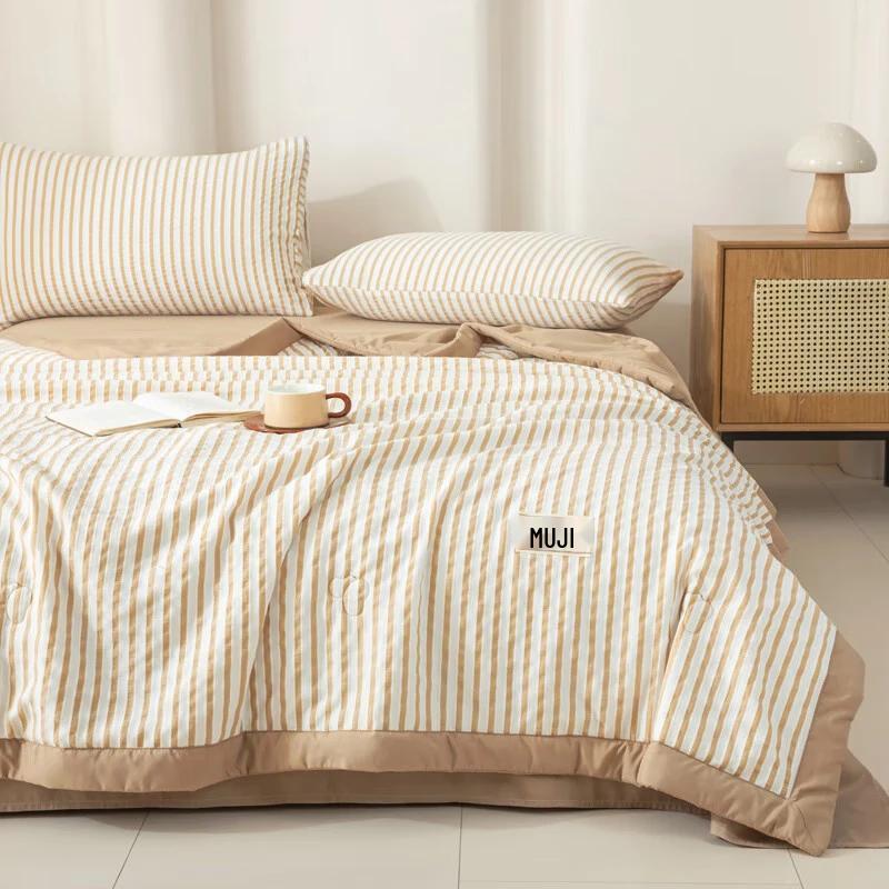 MUJI Washed Cotton Soy Fiber Summer Quilt
