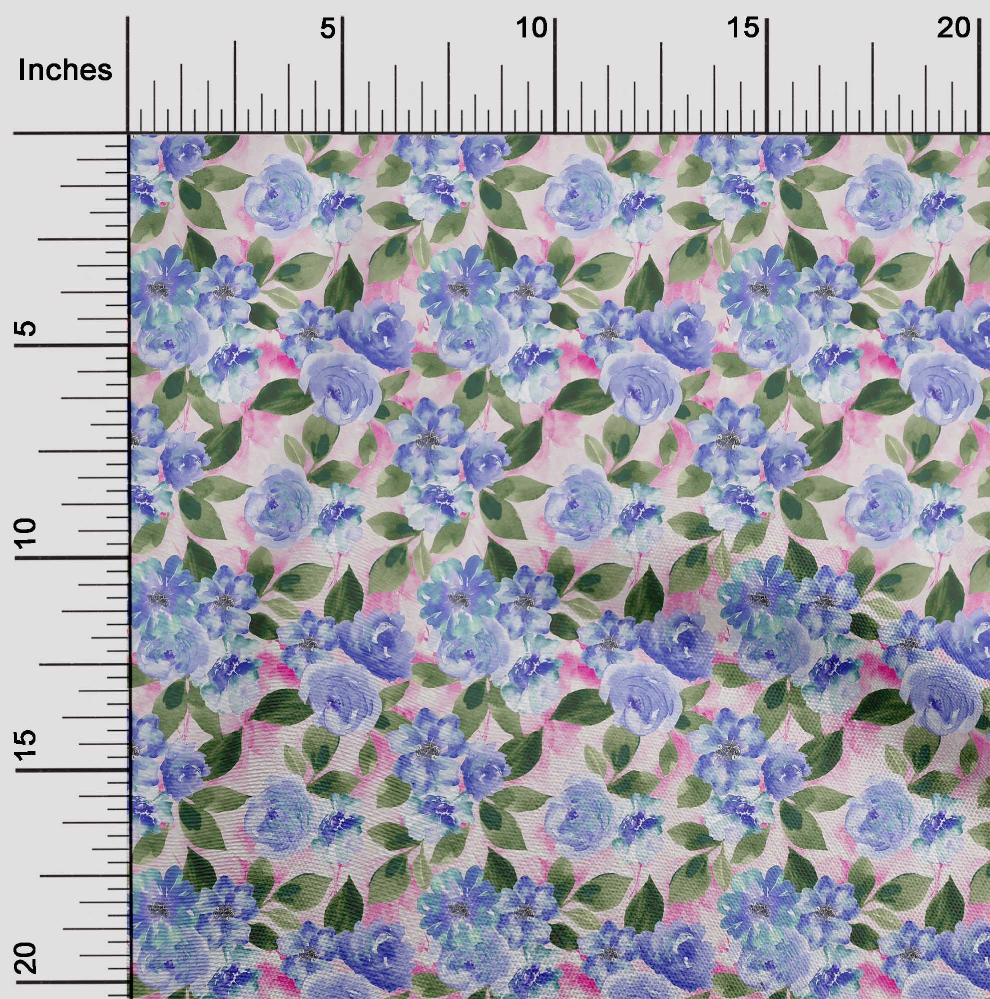 

oneOone Georgette Віскоза Темно-персикова тканина Бутони троянд Квіткова тканина для пошиття у дворі Принт для шиття одягу своїми руками 42 дюйма 42 Inch Wide - Viscose Chiffon лаванда синього кольору