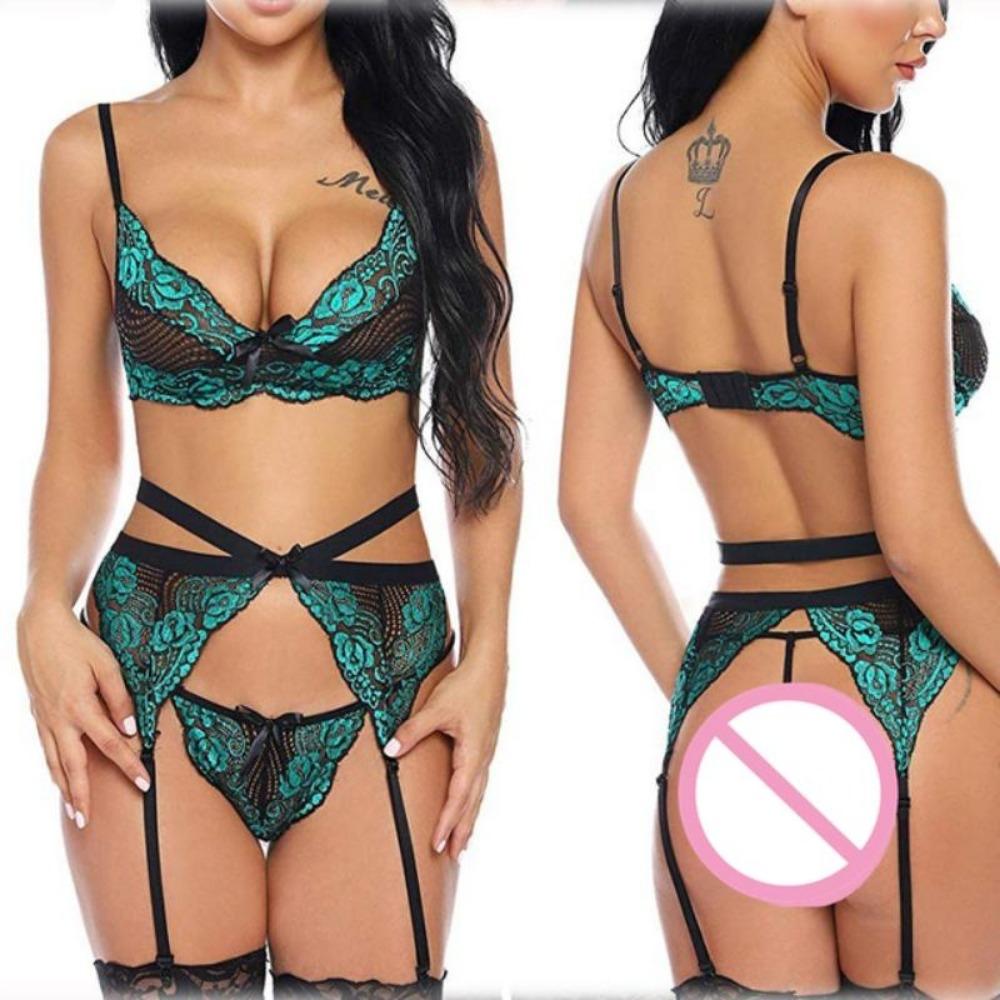 S-3XL Women Sexy Lingerie Set Erotic Underwear Sleepwear Costumes G-string Porno Sex Female Erotic Apparel Cosplay Lingerie