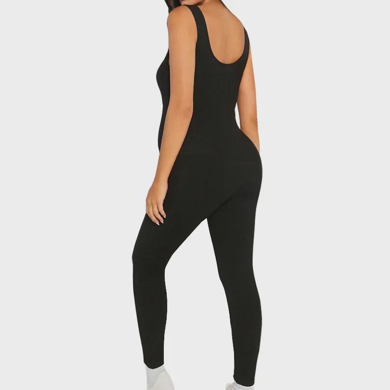European & American Black Maternity Jumpsuit: Summer Casual, Hip-Lifting, Tight-Fit Outerwear