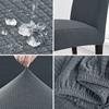 High Elastic Dining Chair Cover Dining Room Waterproof Adjustable Chairs Case Seat Cover Stretch Wedding Banquet Home Decoration