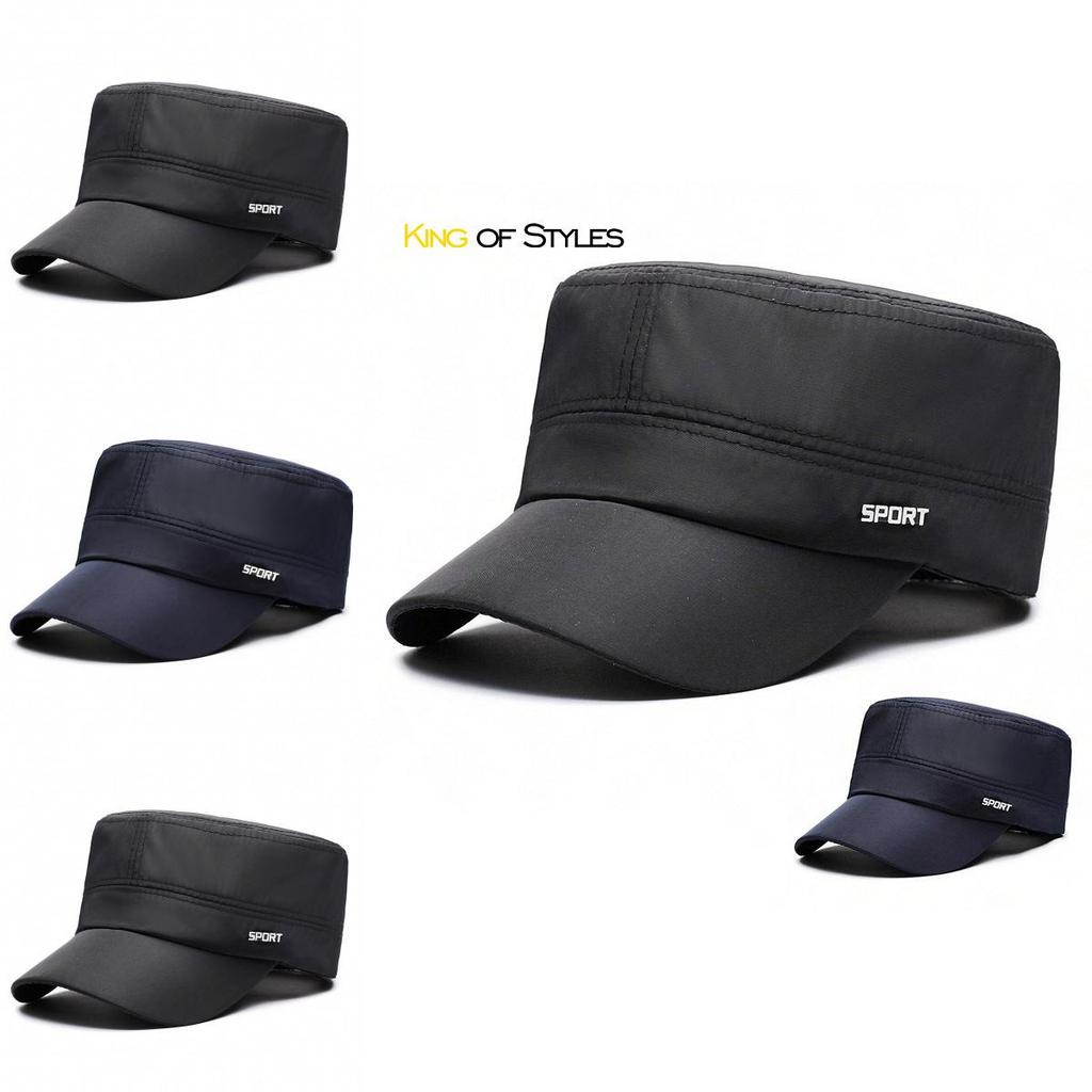 Fashionable Outdoor Sun Hat With Solid Color And Letter Print Design For Spring And Autumn Activities