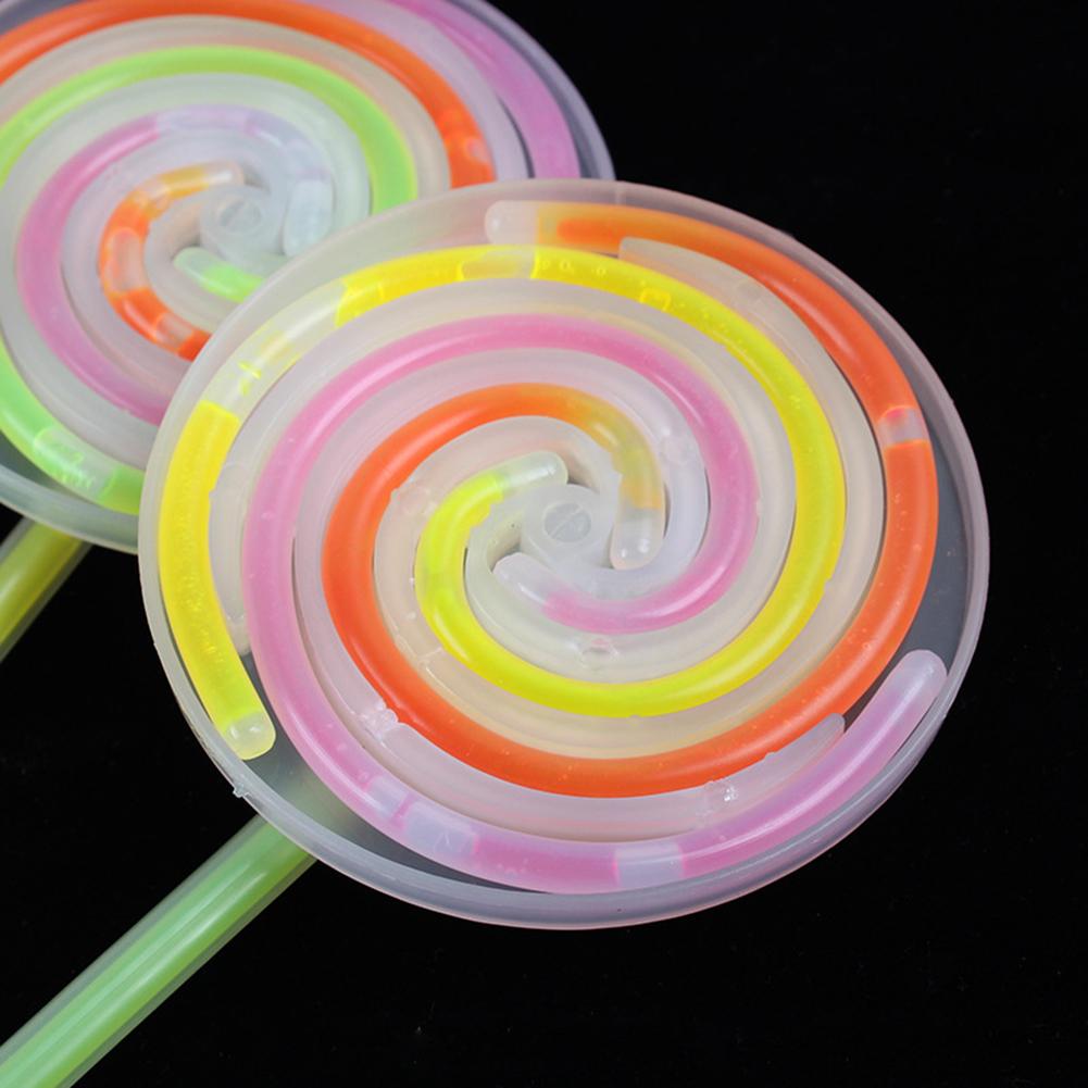 Flashing  Lollipop  Stick Led Fairy Wand Glow Party Supplies Glowing Toys Educational Toys Xmas Decoration Perfect Creative Gift