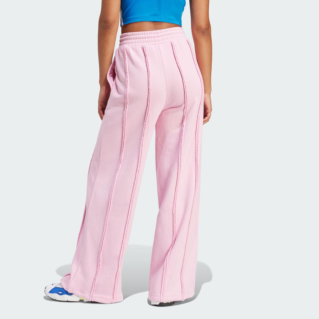 Adidas Originals Distressed Knit Sweatpants Women Bottoms Pink IY9019