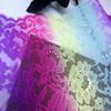 20.5cm wide Elastic Eyelash Lace, Stretch Sewing Lace Fabric for Lingerie, Bra, Underwear, Garment, Crafting