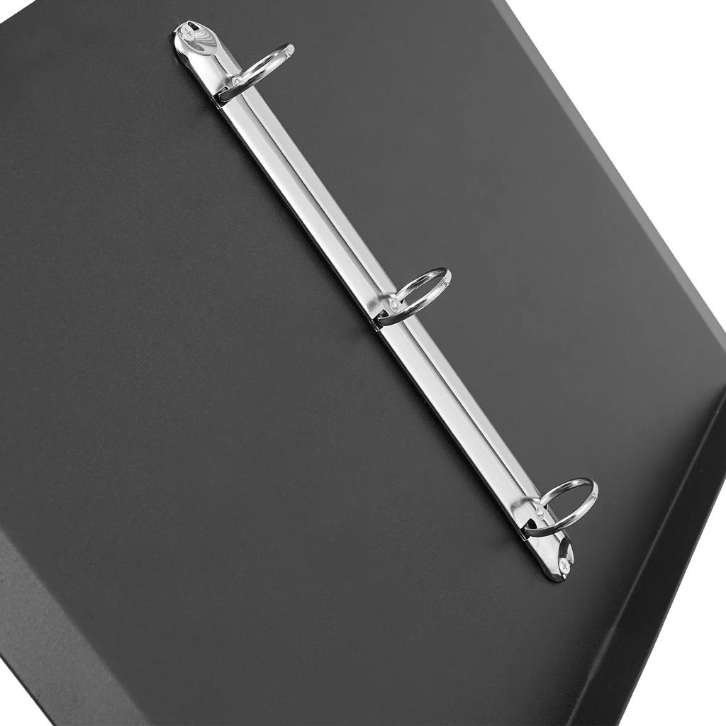 Vertical Flip Menu Stand, Floor-Standing Catalog Browser Ring Binder Rack, Advertising Brochure Display Stand