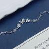 S925 Sterling Silver Butterfly & Flower Bracelet - Elegant Light Luxury & Stylish Personal Touch