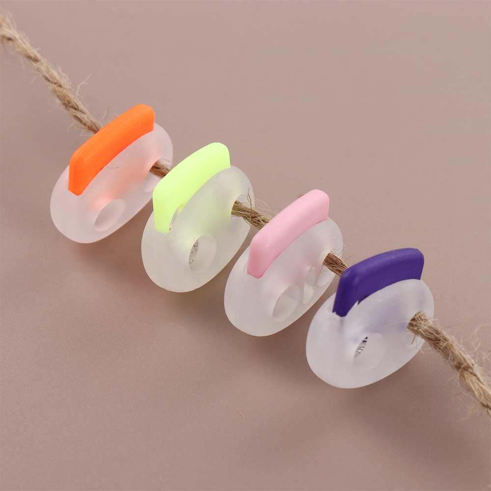 Accessoies Cord Lock Clip Sewing Accessories Spring Buckle Toggle Clips Cord Lock Stopper Buttons