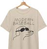 Modernes Baseball Band Sandfarbe Alle Größen Bis 5XL BL886 Unisex T-Shirt
