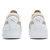 Puma Carina Thick Sole Comfortable Durable Lightweight Low Top Sneakers Women sneakers Off-White 389390-26