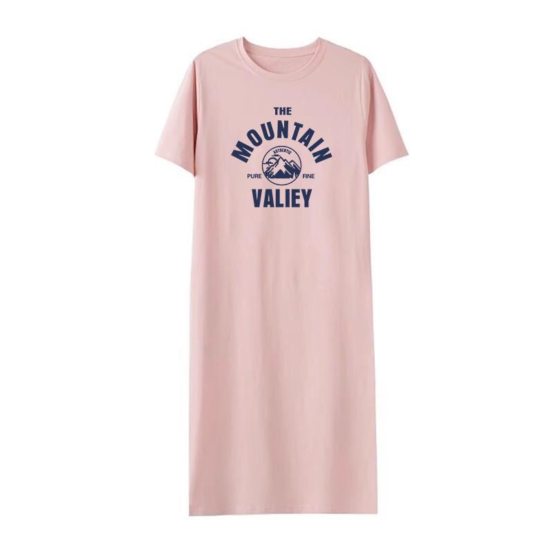 Vestido de Maternidad de Manga Corta a la Moda para Lactancia - Falda Camiseta hasta la Rodilla para Mujeres Embarazadas