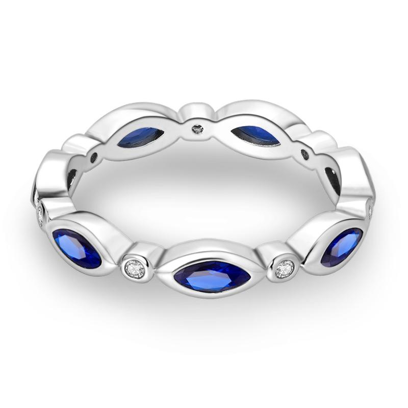 Daisy Sparkling Crown Ring Colorful Star Moon Butterfly Evil Eyes for Women Original Rings Classic Wedding Jewelry