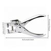 Manual Metal Eyelet-Hole Punch Light-Duty for DIY Enthusiasts, Crafters