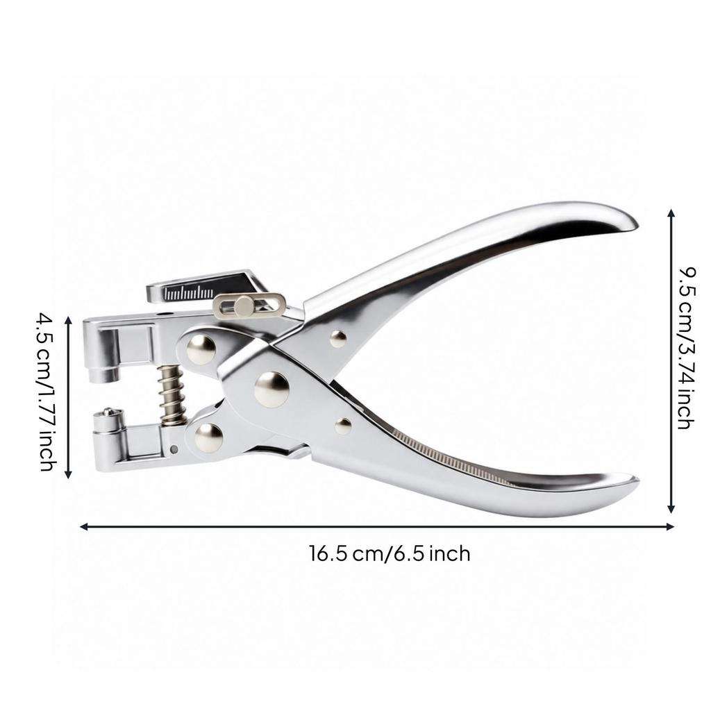 Manual Metal Eyelet-Hole Punch Light-Duty for DIY Enthusiasts, Crafters