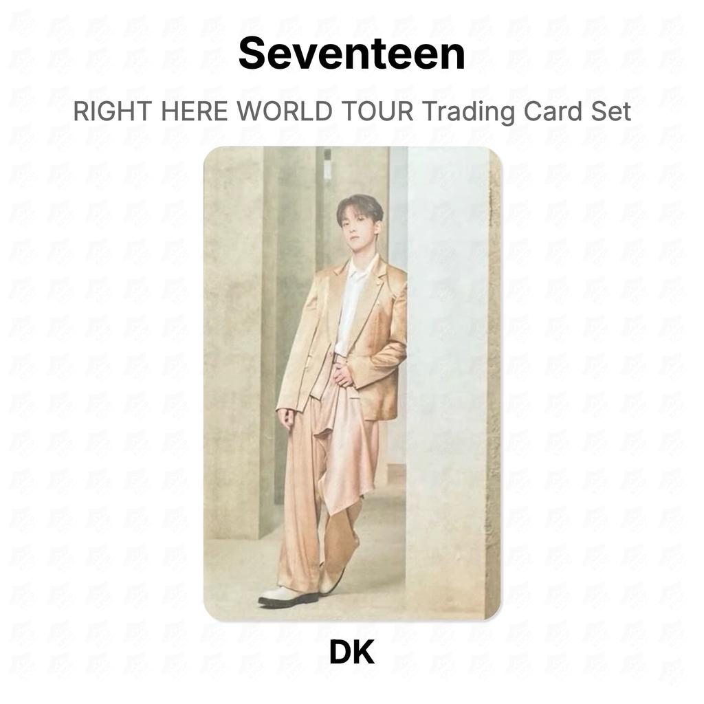 Seventeen RIGHT HERE WORLD TOUR Trading Card Set Official Photocard