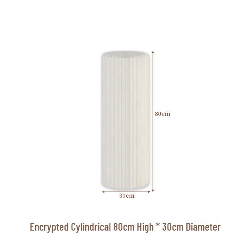 Multi-Layer Folding Exhibition Stand & Wedding Aisle Display Rack with Creative Cylinder Design