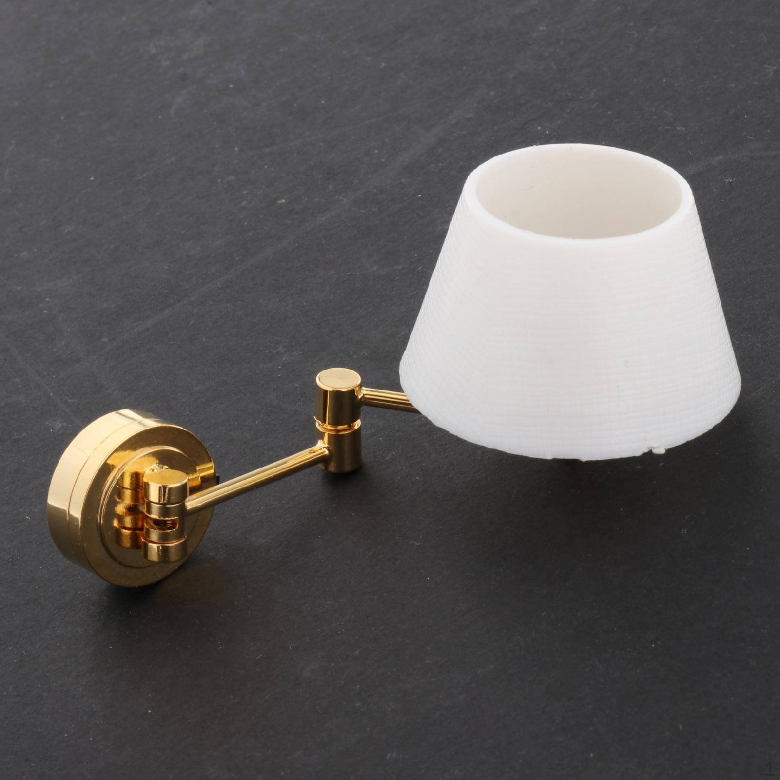 

1:12 Лампа для кукольного домика DIY Модель Декор игрушка Аксессуар LED Foldable_as described