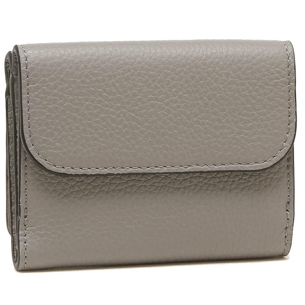 Chloe Alphabet Mini CHC21WP946F57 053 Tri-fold Wallet, Gray, Women's, [Used]