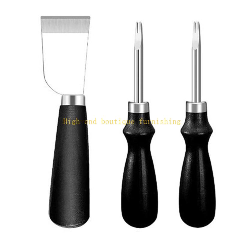 Leathercraft Skiving Beveler Leather Edging Trimmer Tool, Leather Stitching Groover Tool Leather Carving Cutting Tool