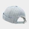 Port Style Denim Cap With Adjustable Fit For Casual Streetwear In All Seasons